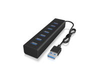 ICY BOX HUB USB-A - 7x USB-A z zasilaczem - 1265619 - zdjęcie 1